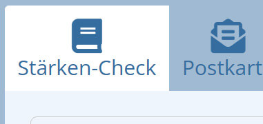Auswertungen Stärken-Kreise Menü